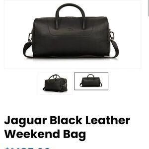 Jaguar weekend leather bag